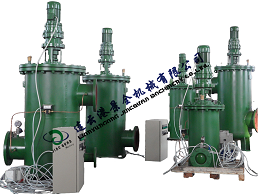 泵站,水電站技術(shù)供水,粗、精濾串聯(lián)電動(dòng)濾水器,供水濾水器系統(tǒng)一用一備,PLC控制,全自動(dòng),無(wú)人值守,運(yùn)行安全。